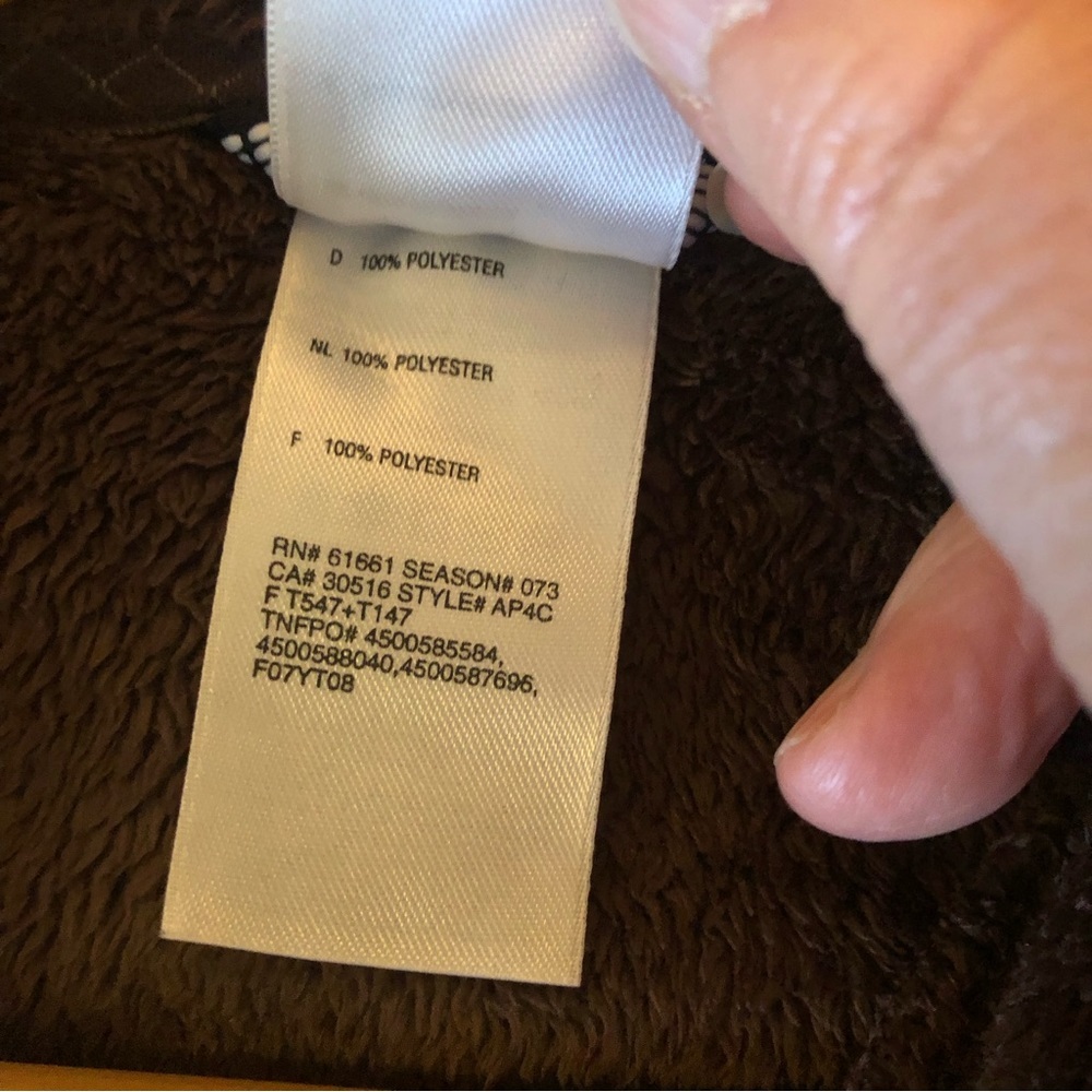 The North Face Glacier Fleece Women’s 1/4 Zip Jacket. Brown. Size Small. - Picture 4 of 10